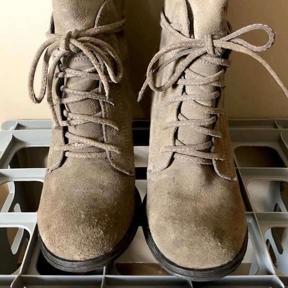 🖤 MIA Paulette Fold-over Suede Boots - Picture 4 of 8